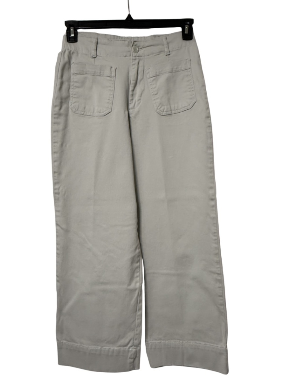 Bagatelle Collection High Rise Wide Leg Crop Pants, Sea Green, Size 6